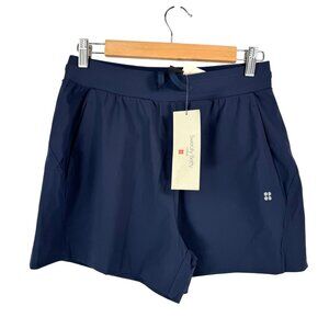 Sweaty Betty Explorer 3.5" Shorts athleisure hiking camping navy outdoor sz 6